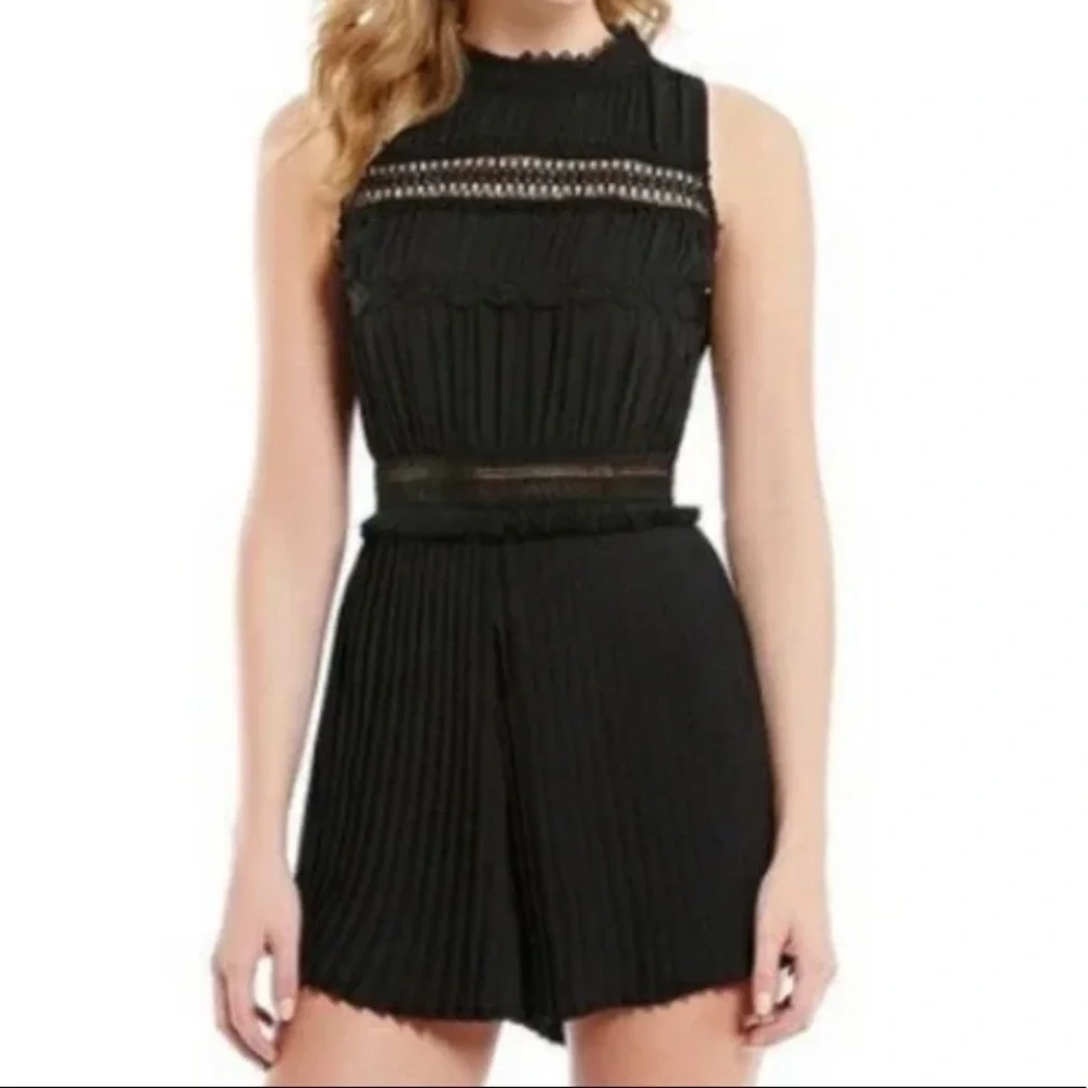 Gianni Bini NWT Black Ella Romper
